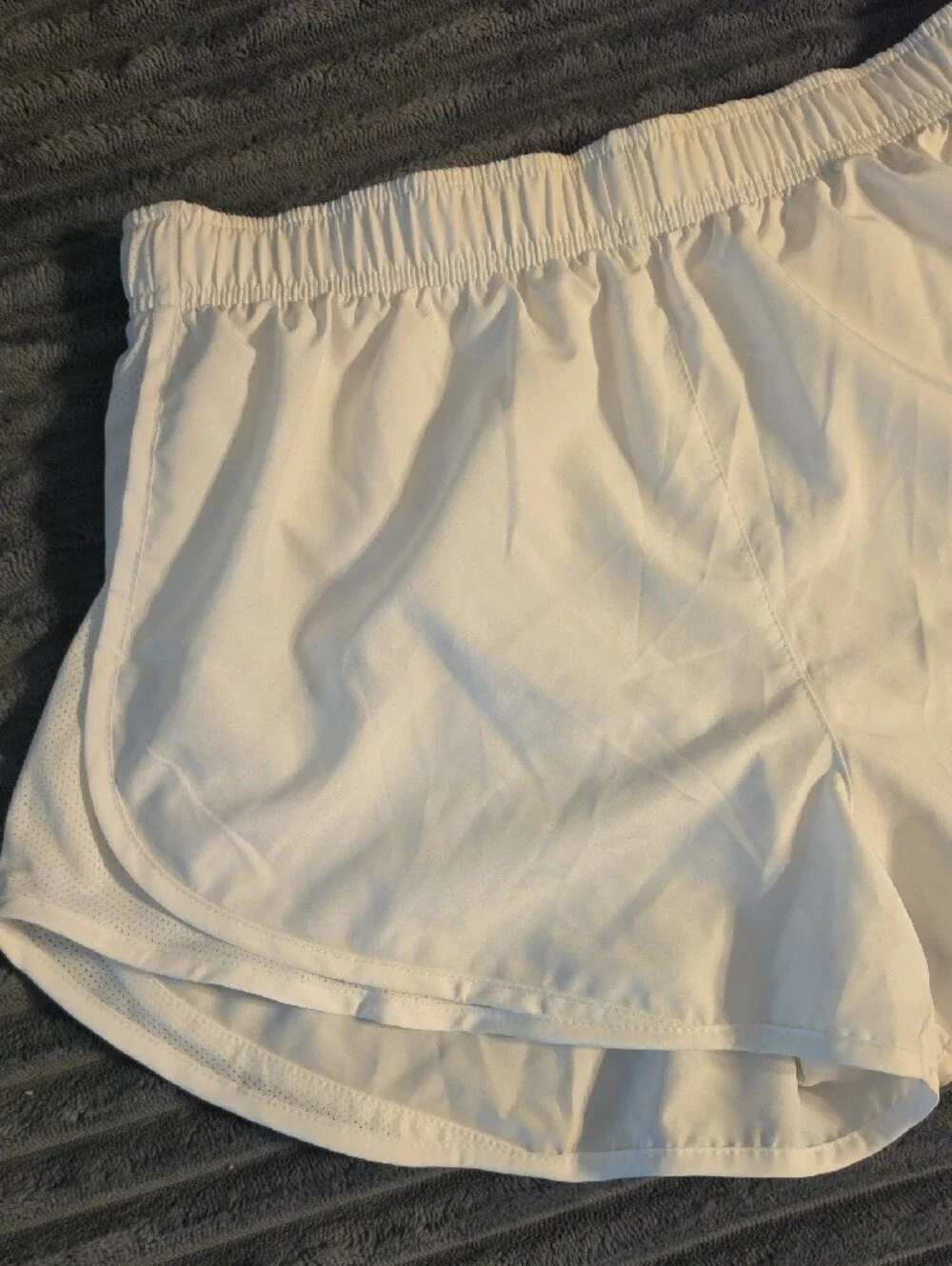 Nike White Women’s Athletic Running Shorts
